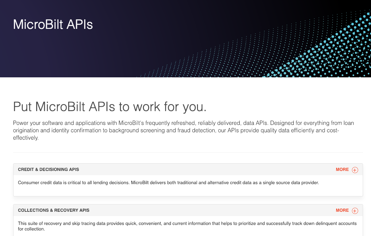 Go to APIs